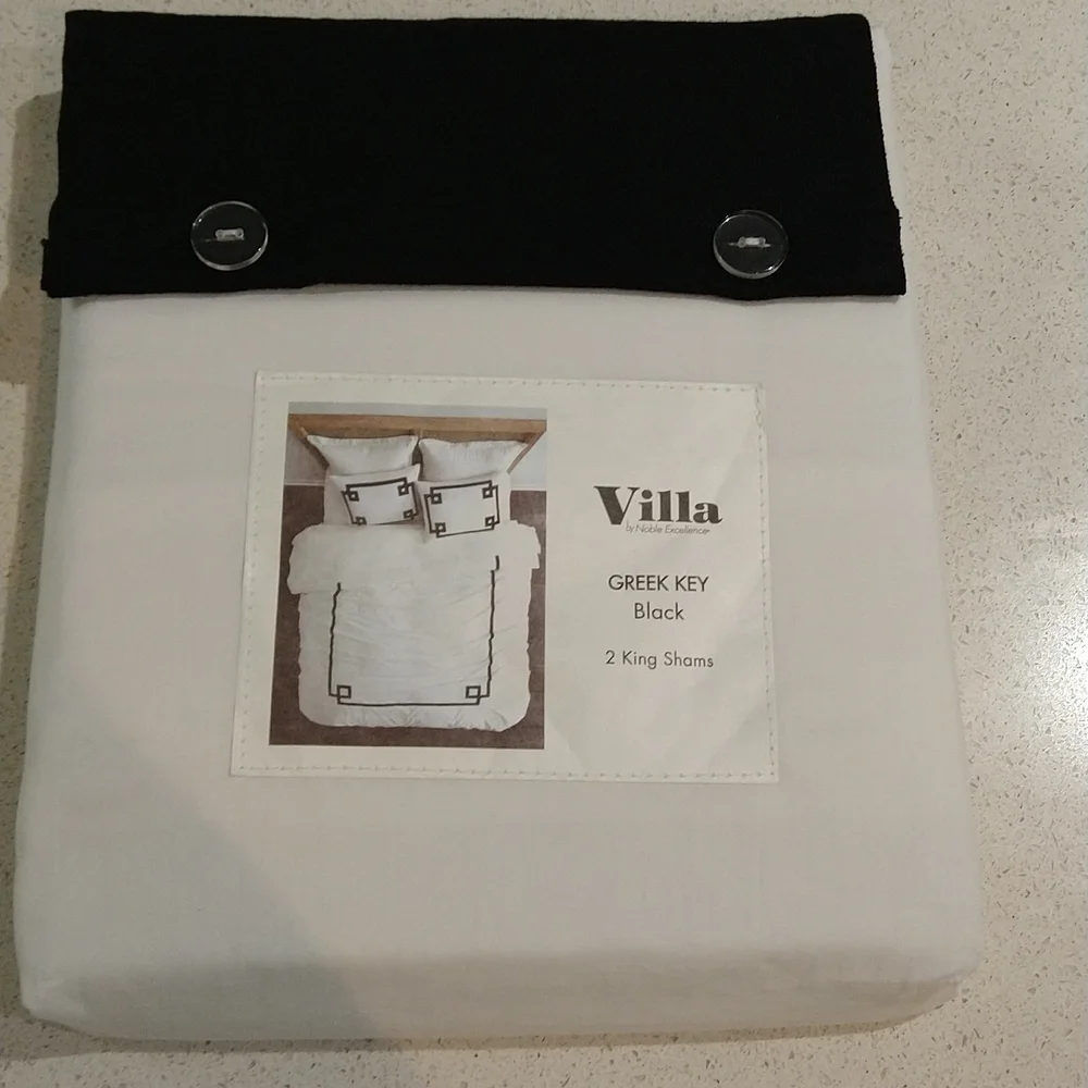 Villa By Noble Excellence Greek Key Duvet Cover & Sham